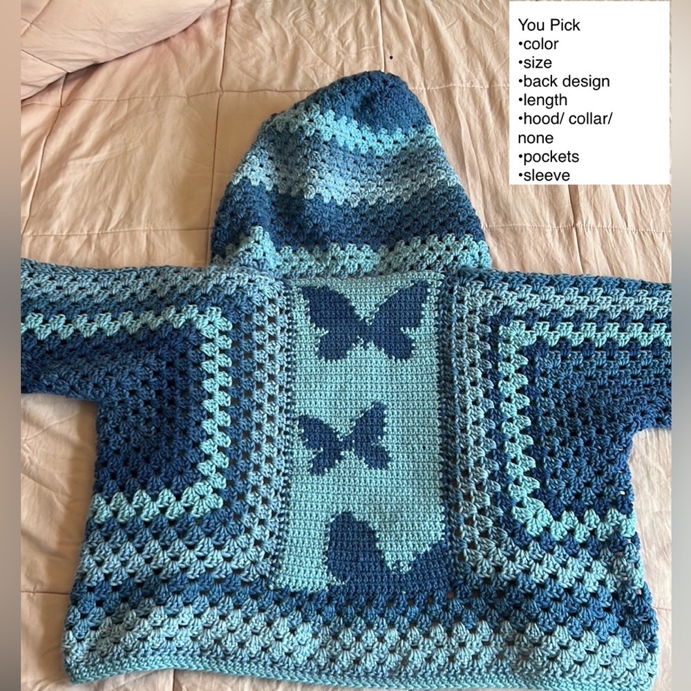 Custom commission Crochet Sweater Listing - Picture 3 of 4
